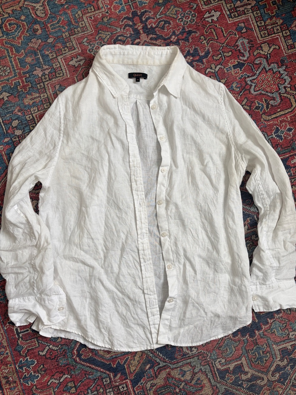 Quince linen button down shirt